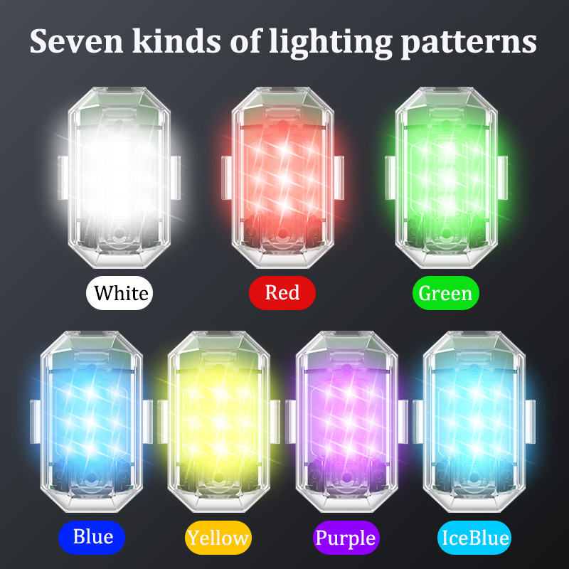 2PCS/4PCS Wireless LED Drone S - Drone Beacon Light ulasan dan harga
