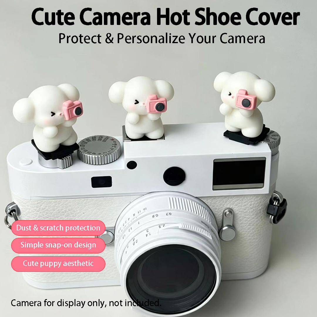 Cute 3D Puppy Camera Hot Shoe  - Canon Camera Eos R50 ulasan dan harga