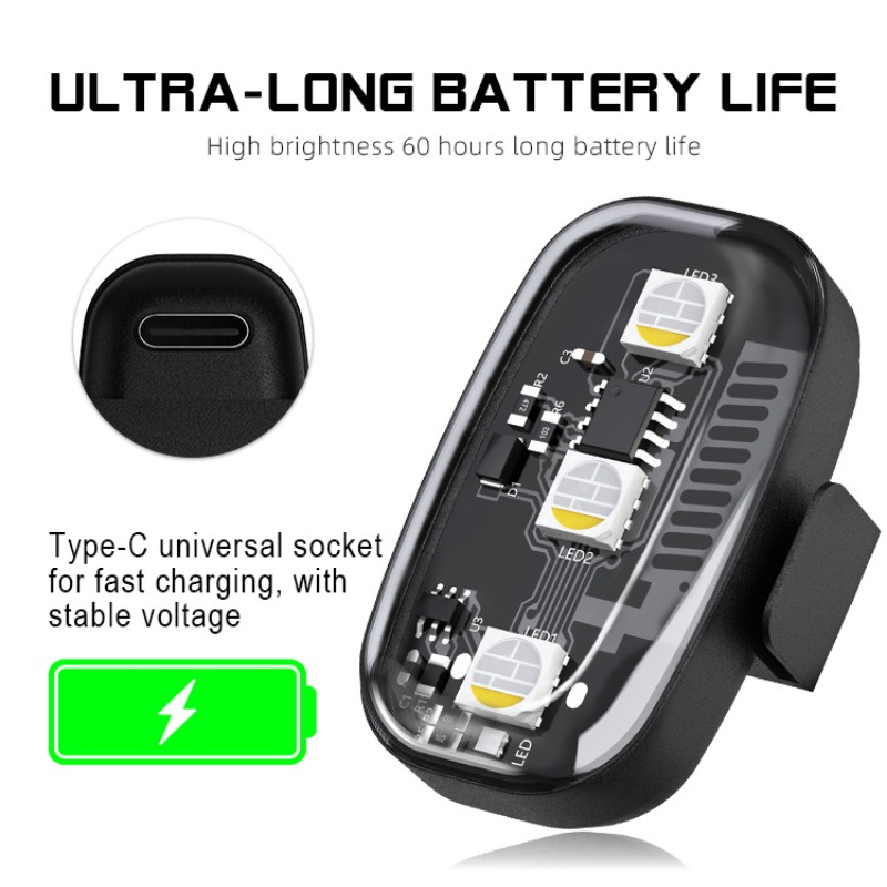 Drone Motorcycle RGB LED Strob - Drone Beacon Light ulasan dan harga